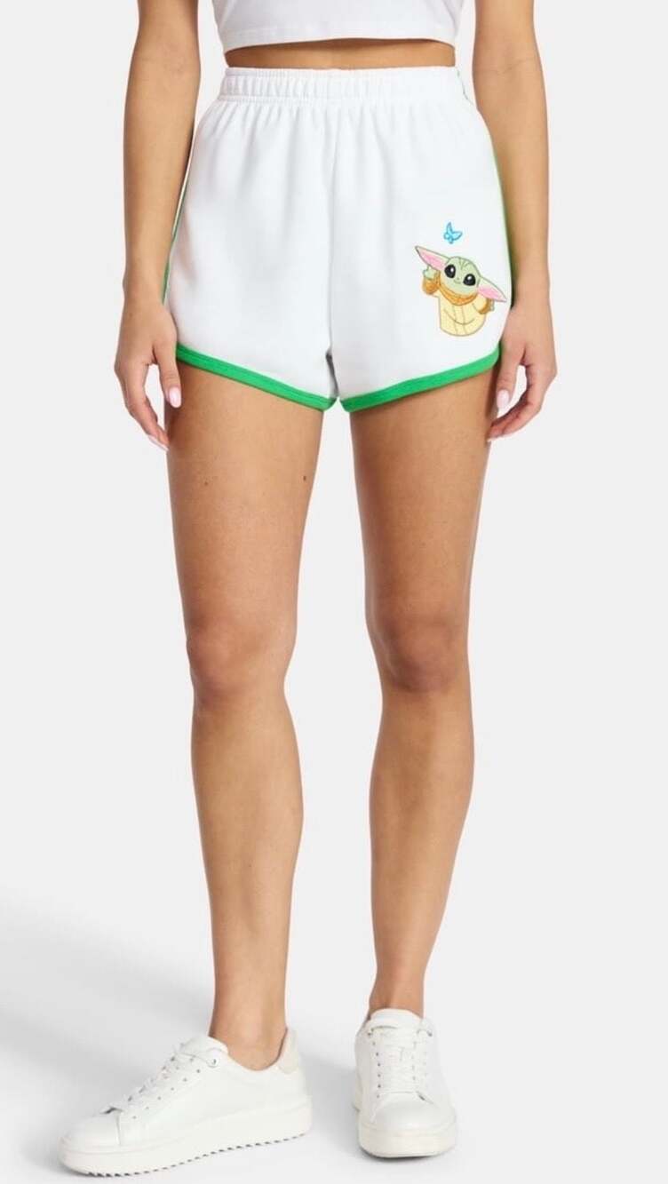 NWT Grogu Women's Dolphin Shorts, Size XL